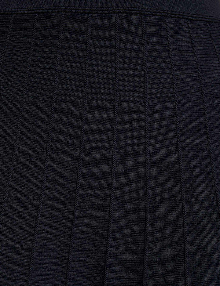 Robe tricot trapèze à  boutons