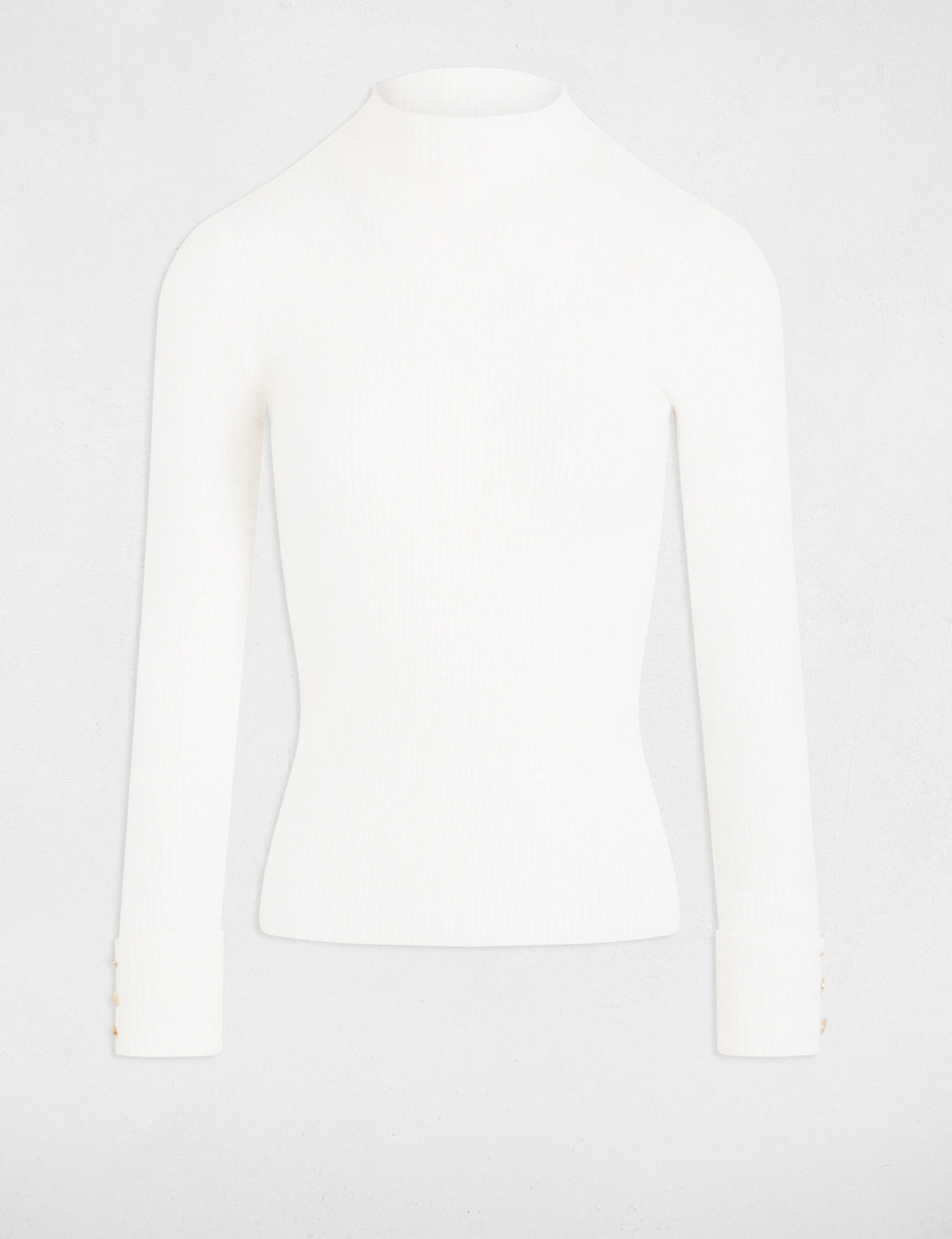 Pull manches longues maille duveteuse