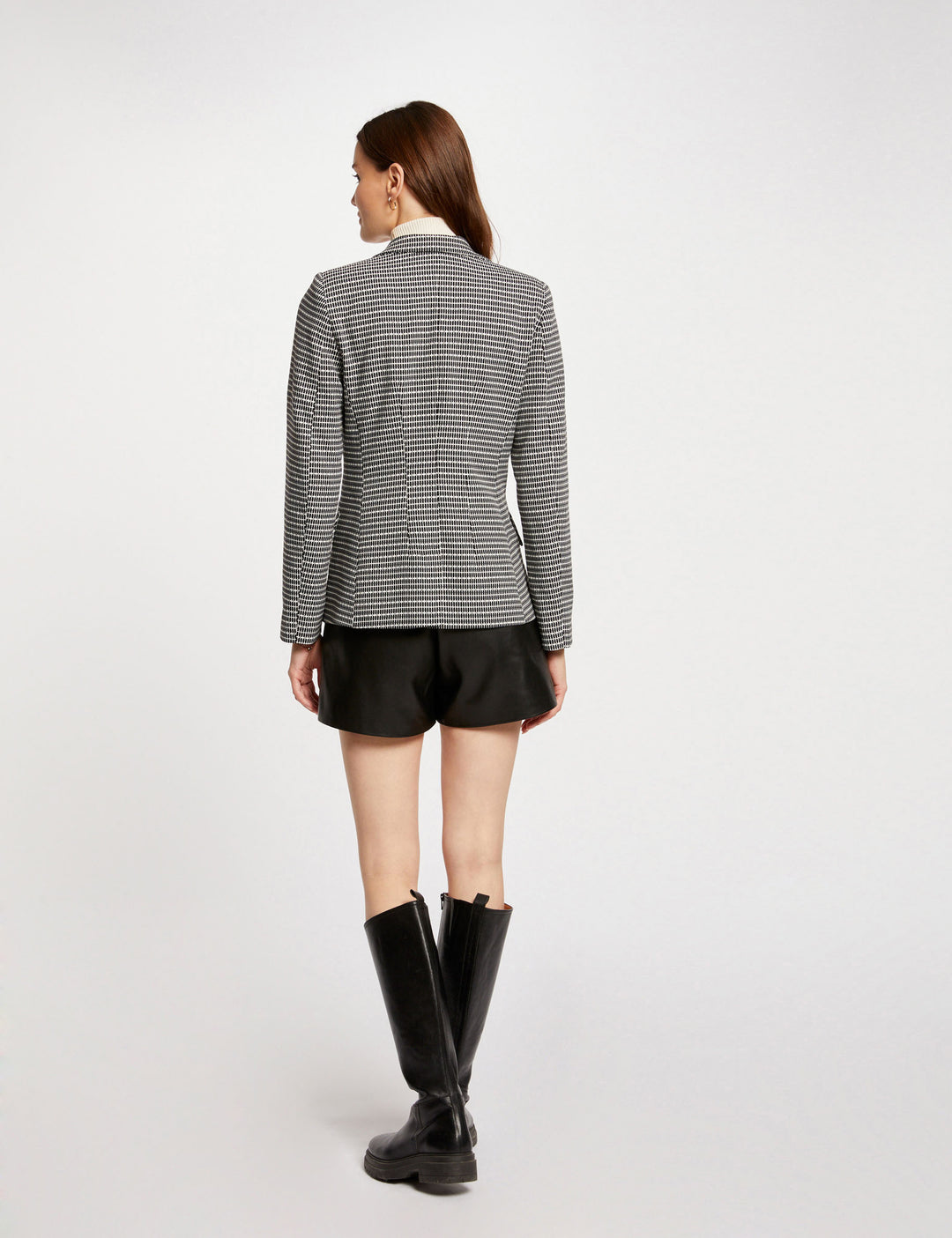 Blazer imprimé géométrique