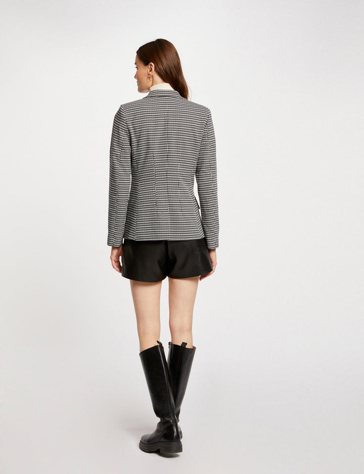 Blazer imprimé géométrique