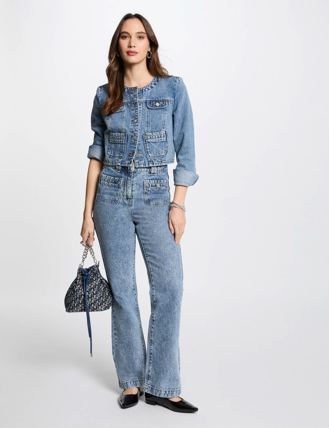 Veste courte en jean