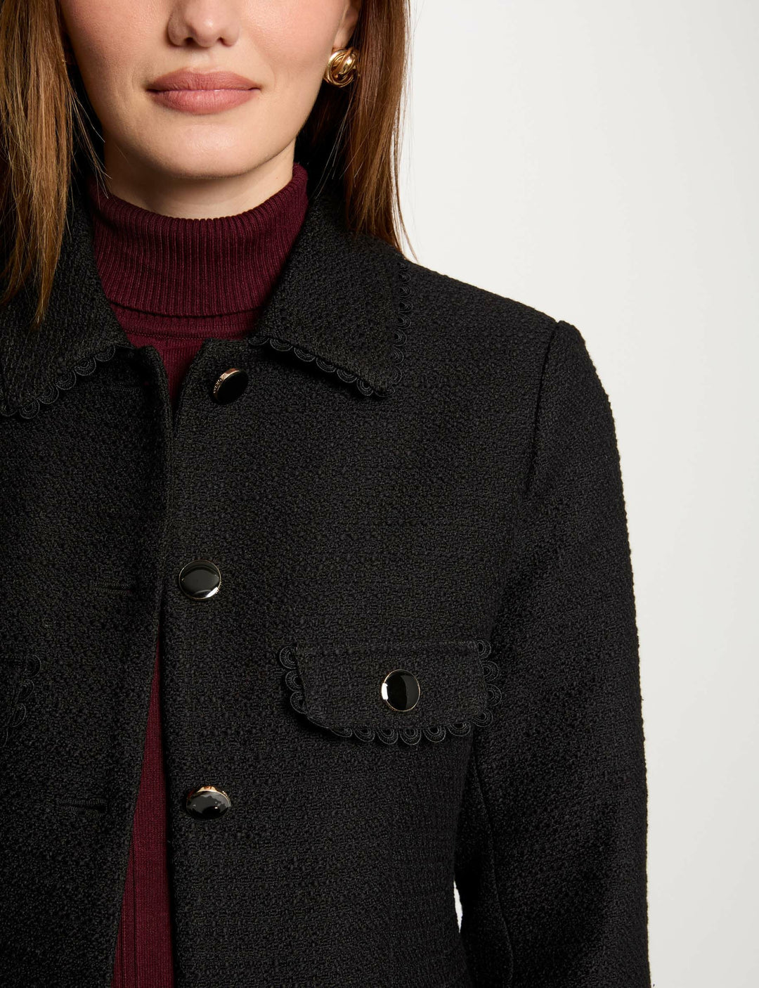 Veste courte tweed