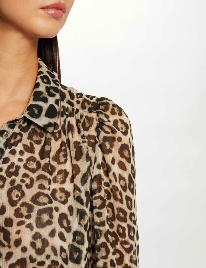Chemise manches longues imprimée