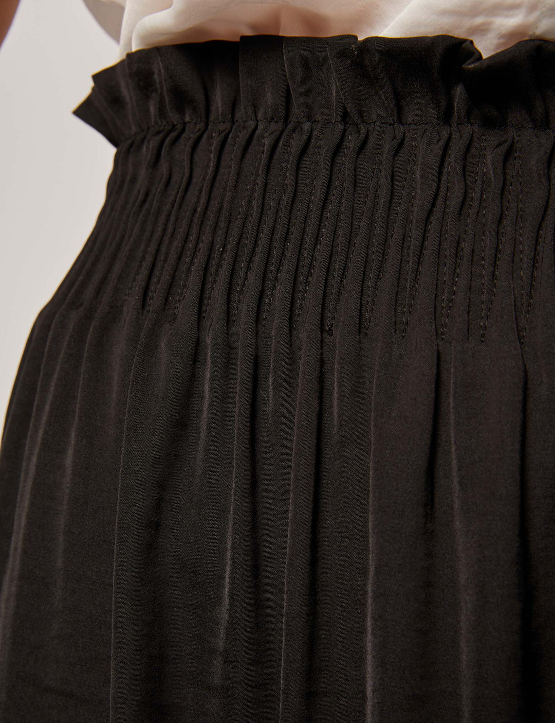 Jupe longue fluide taille élastiquée