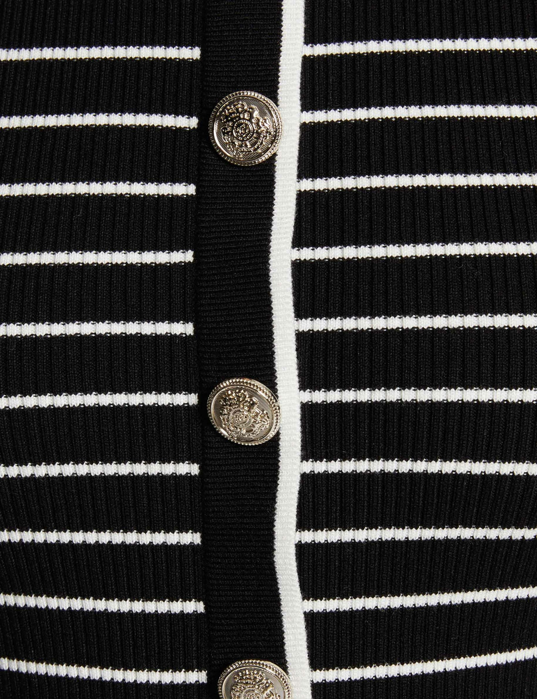 Robe tricot courte rayée
