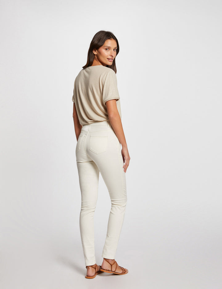 Pantalon skinny satin