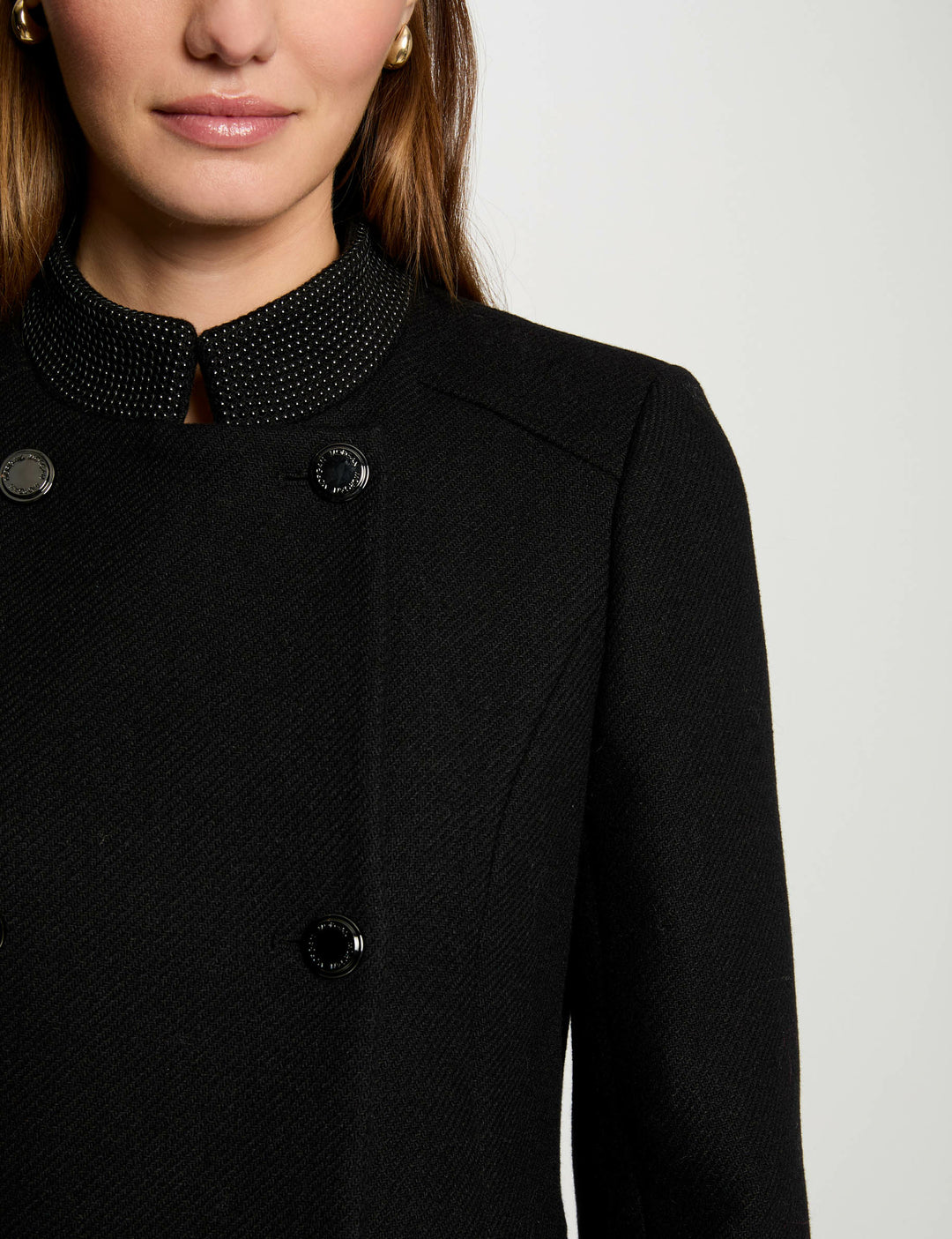 Manteau long boutonné