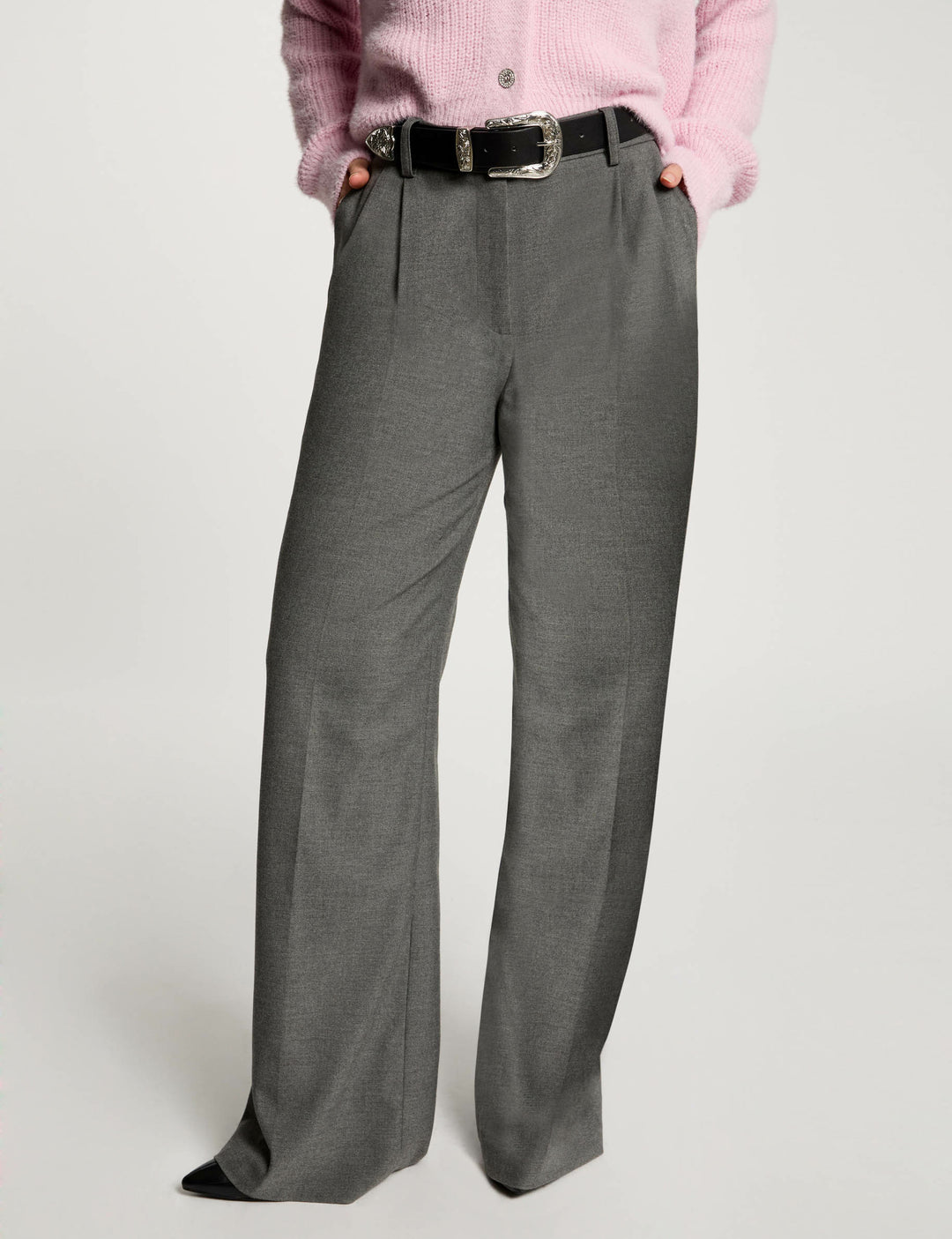 Pantalon large à  pinces