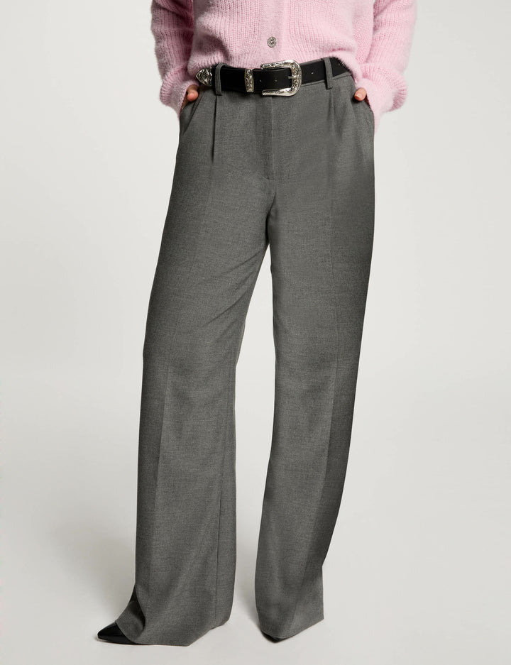 Pantalon large à  pinces
