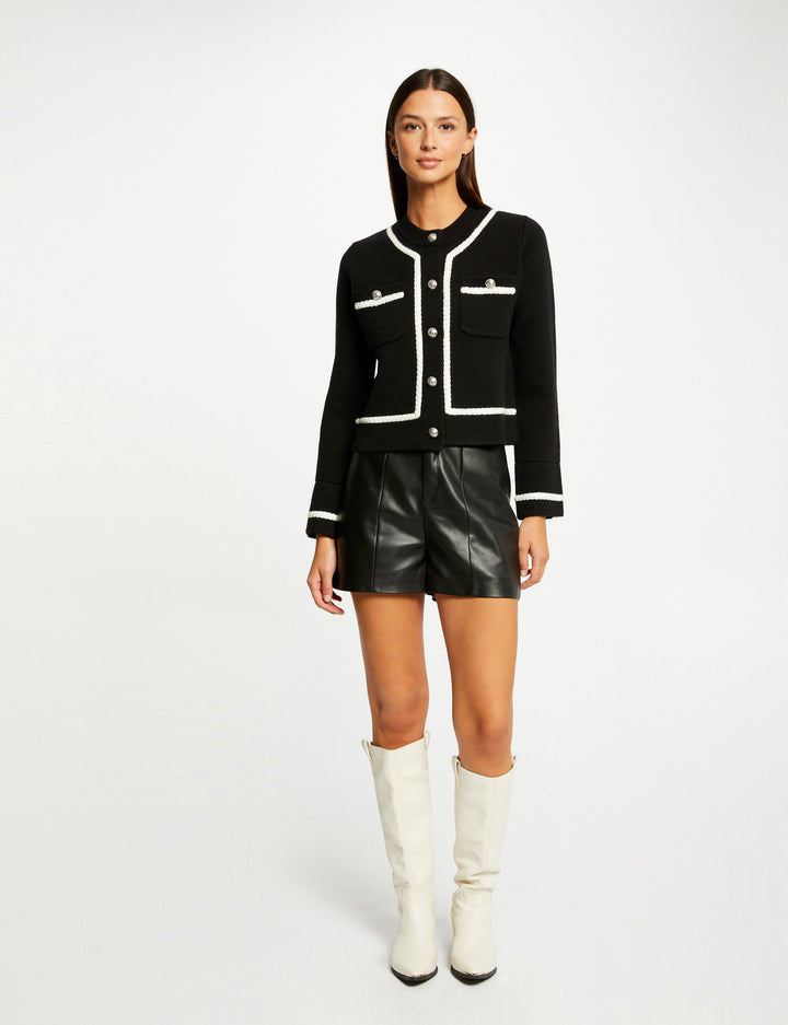 Gilet manches longues boutonné