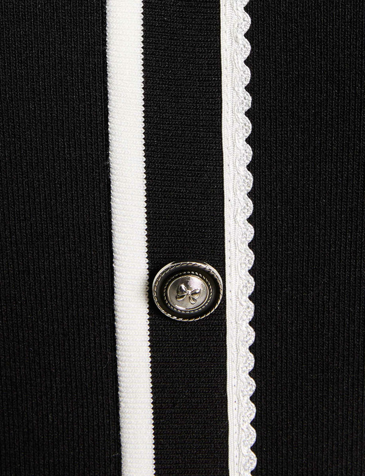 Robe tricot courte trapèze
