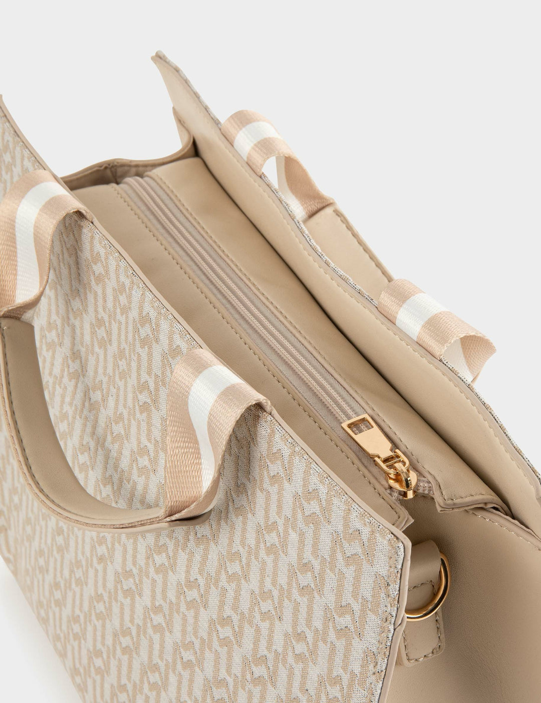 Sac cabas imprimé monogramme
