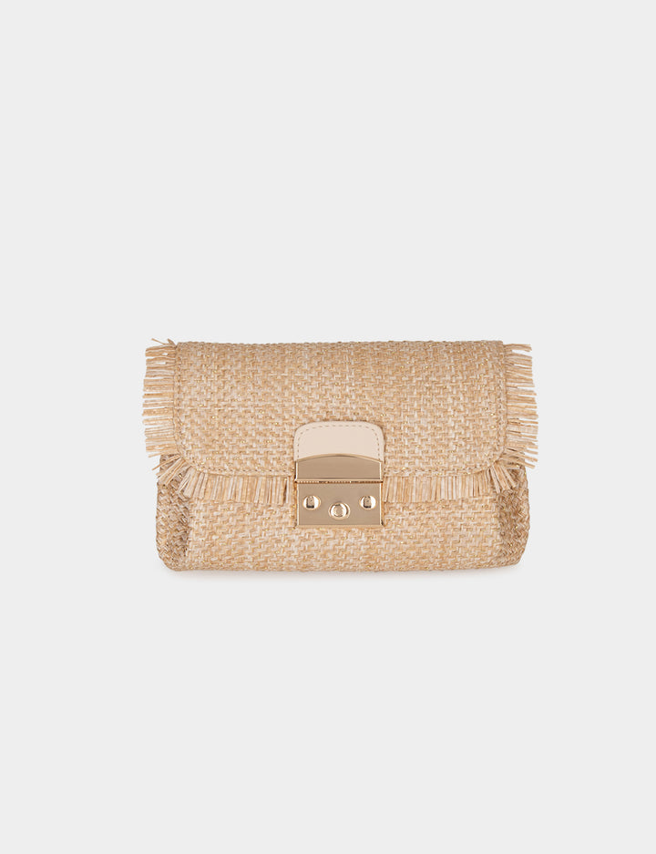 Sac tressé à  franges