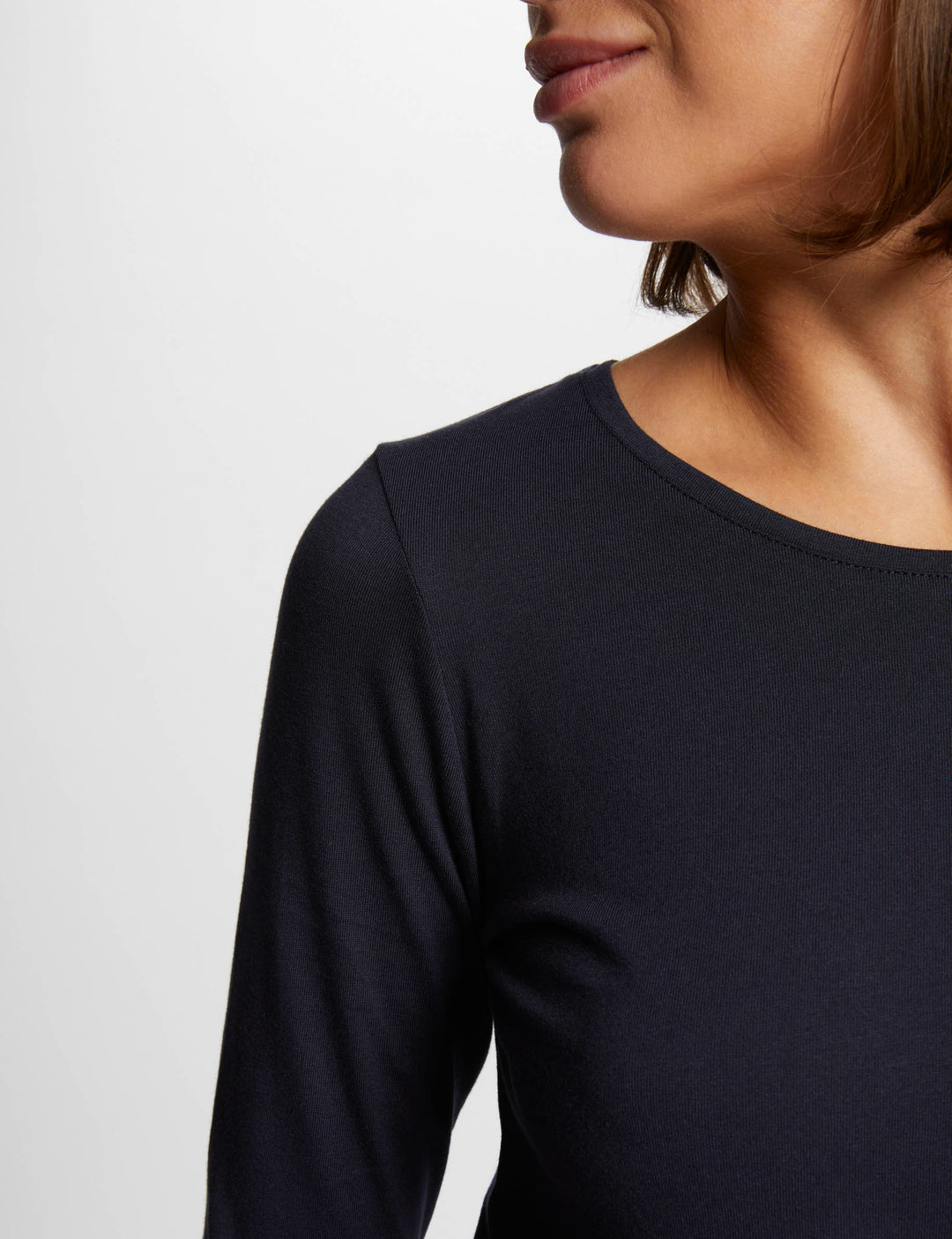 T-shirt manches 3/4 brodé