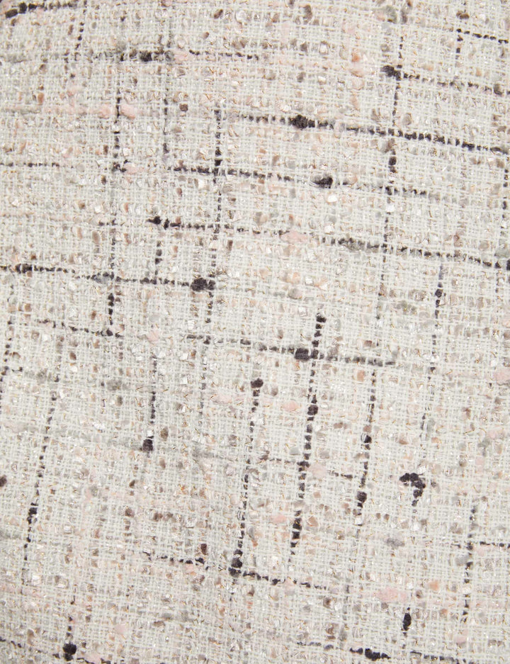 Jupe courte droite tweed