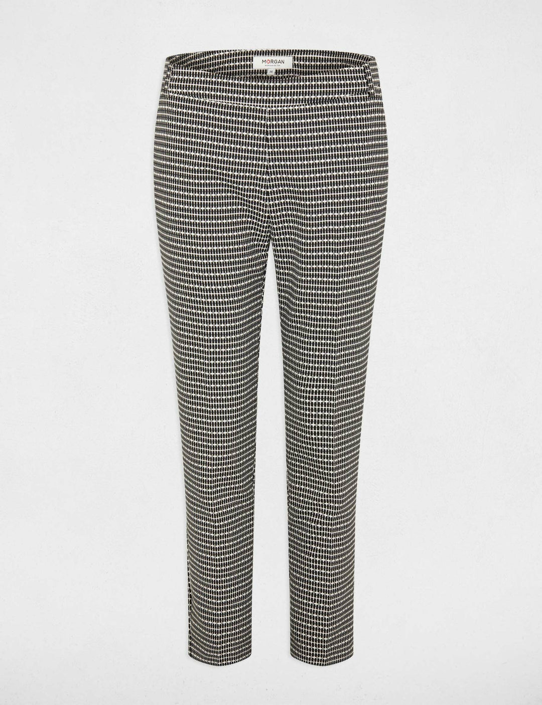 Pantalon cigarette imprimé