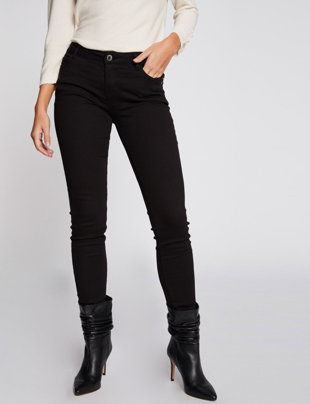 Pantalon skinny taille basse