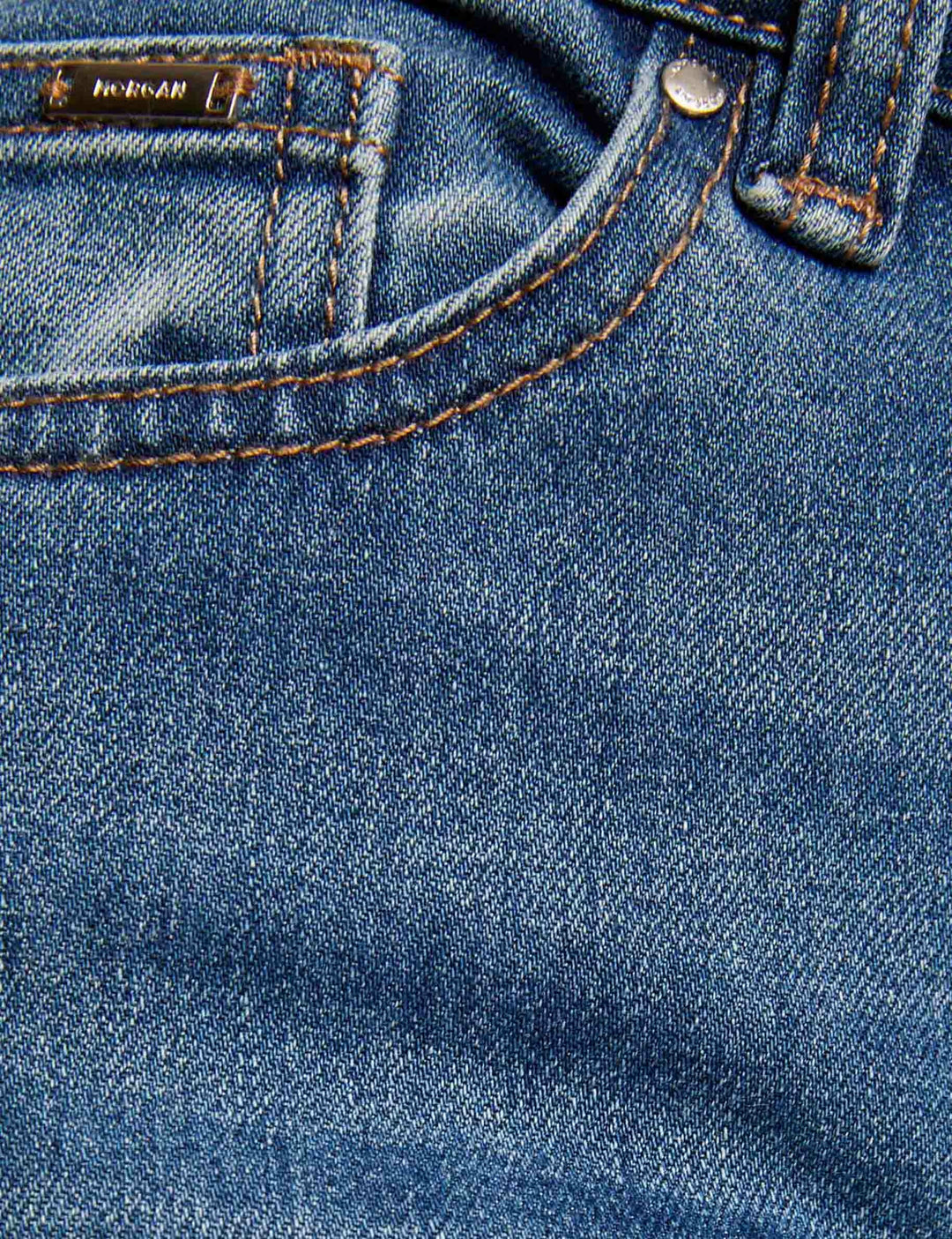 Jeans droit 7/8ème