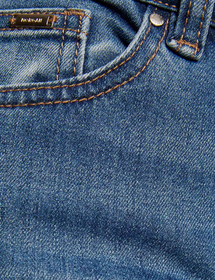 Jeans droit 7/8ème