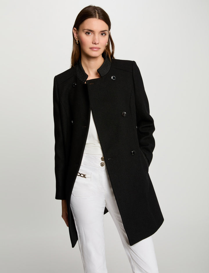 Manteau long boutonné