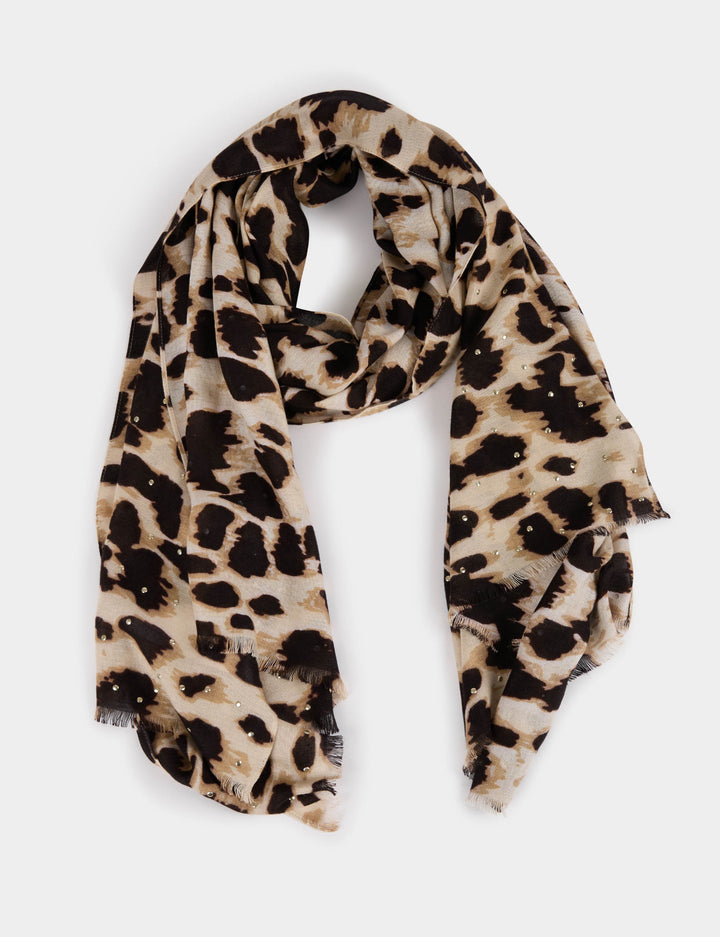 Foulard imprimé léopard