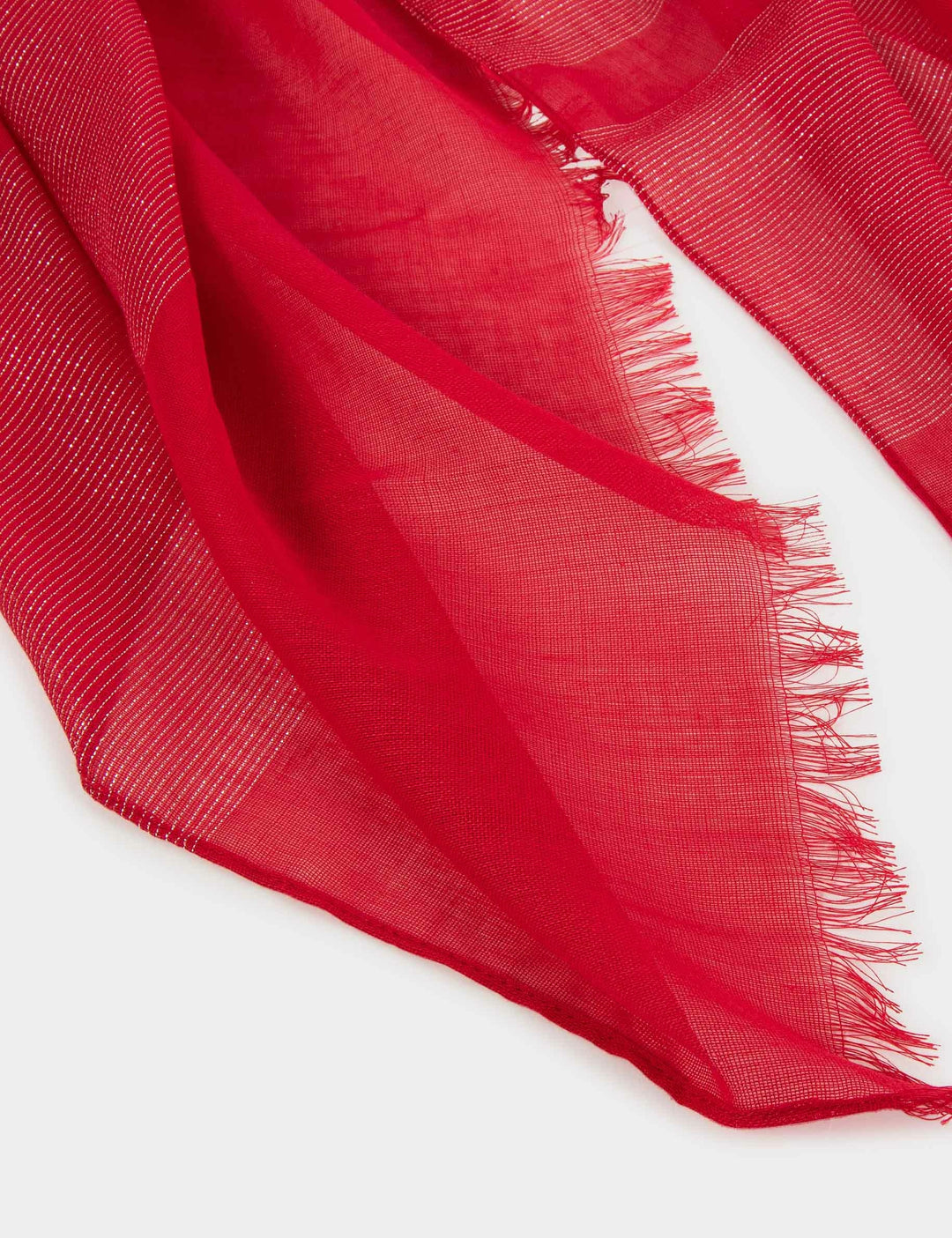 Foulard avec détails fils métallisés
