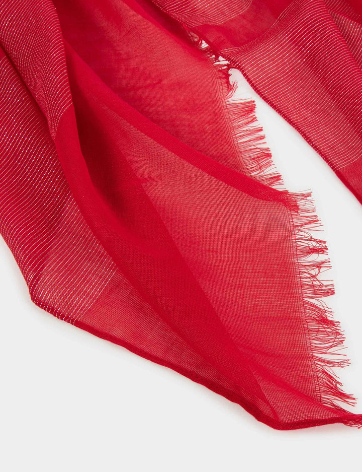 Foulard avec détails fils métallisés
