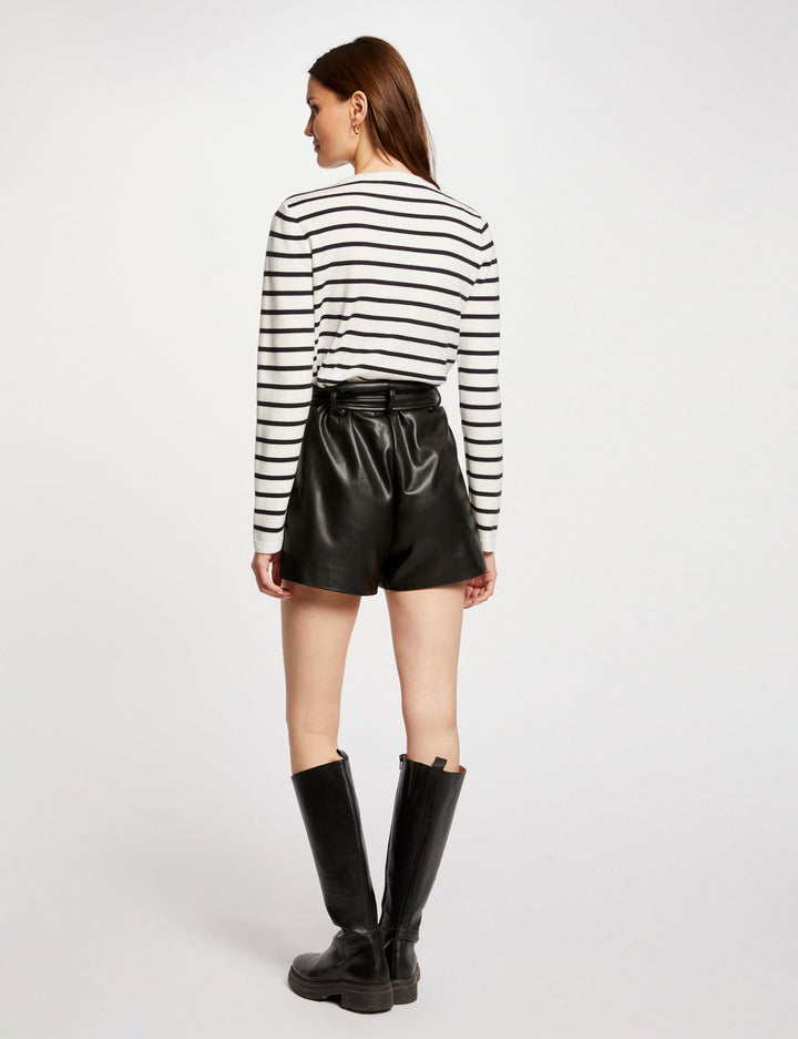 Gilet manches longues rayures