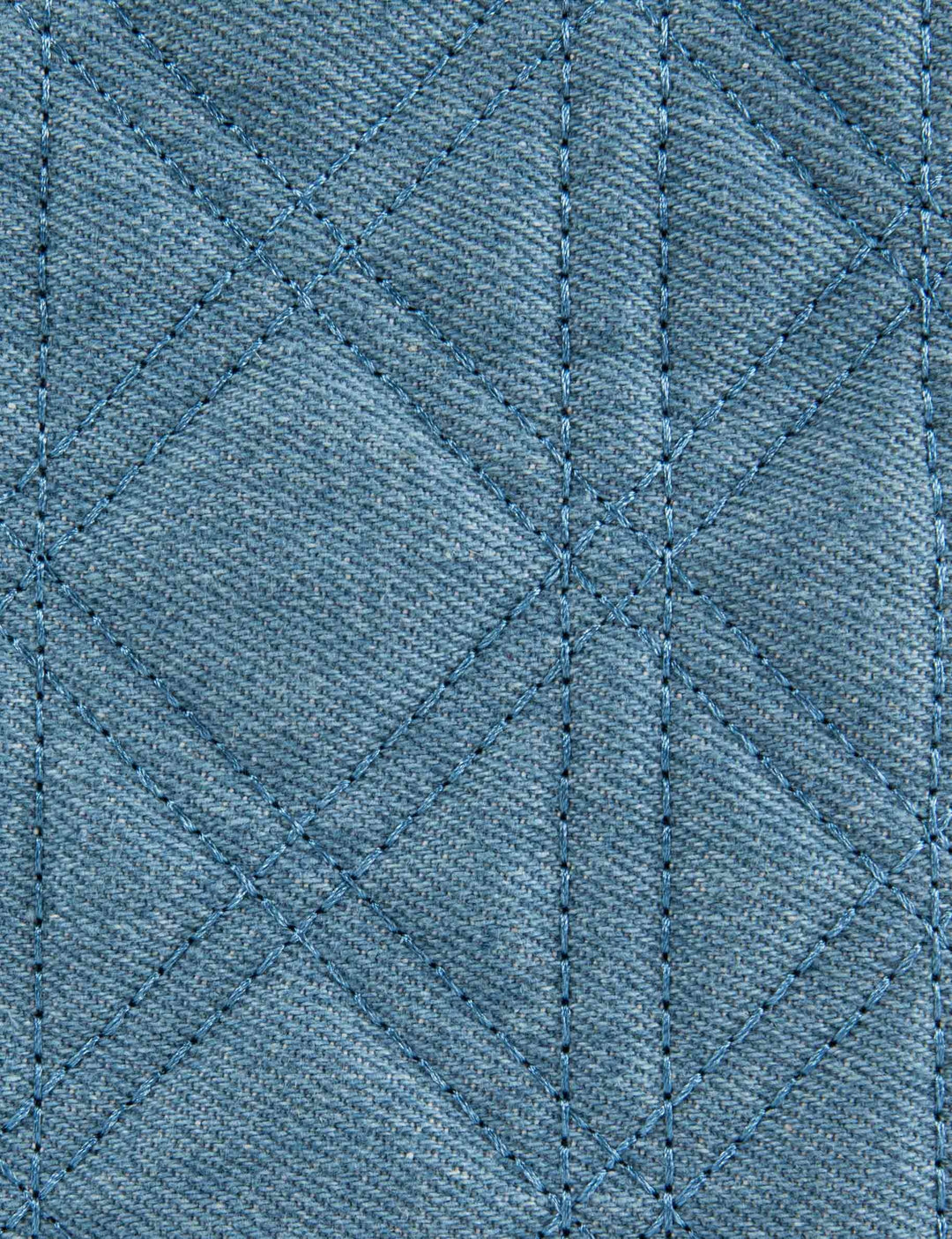 Sac pochette matelassé en jean