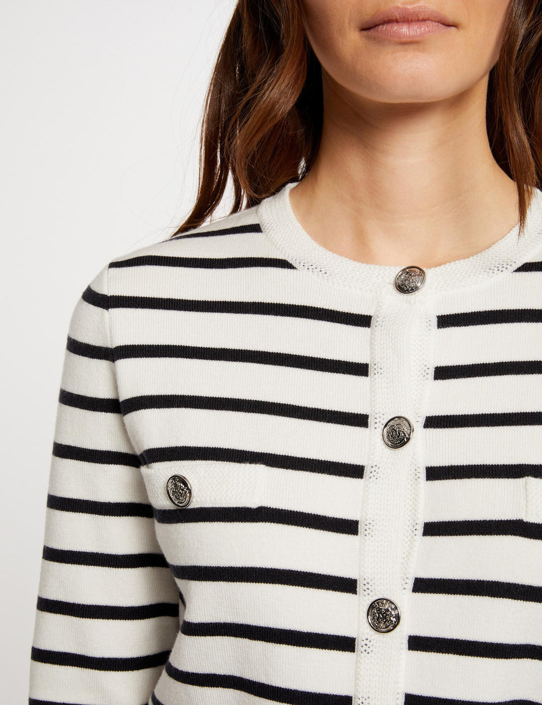 Gilet manches longues rayures