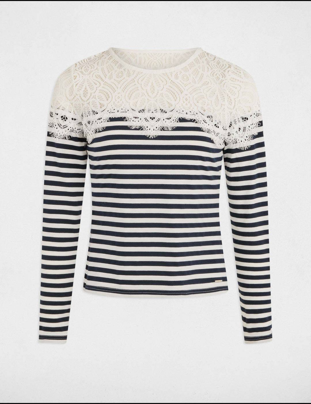 T-shirt manches longues rayé