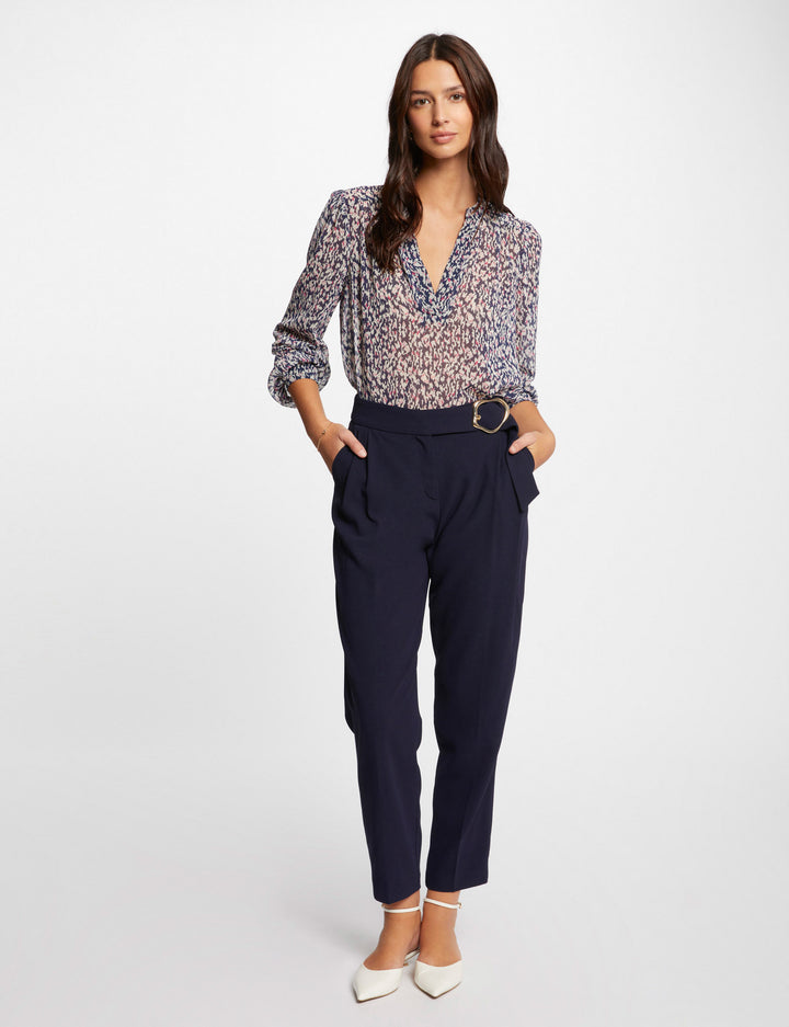 Pantalon droit fluide