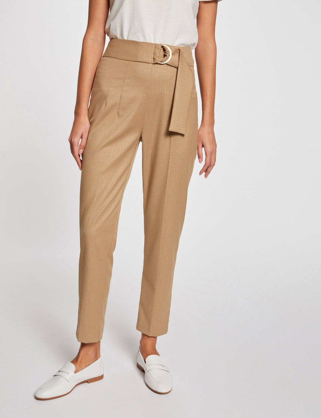 Pantalon ajusté à  rayures