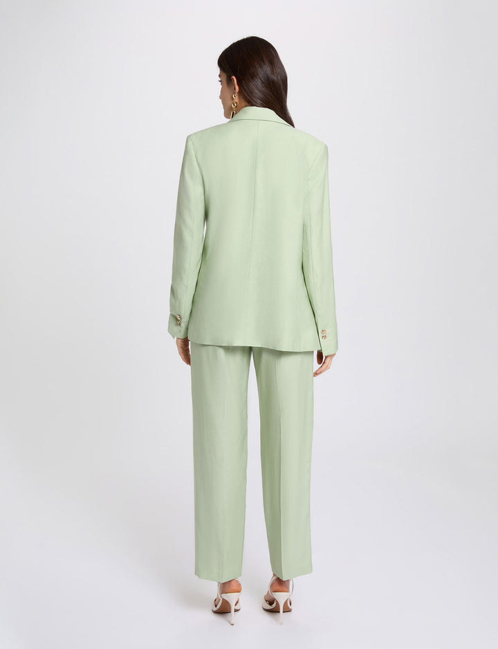 Veste ajustée col tailleur
