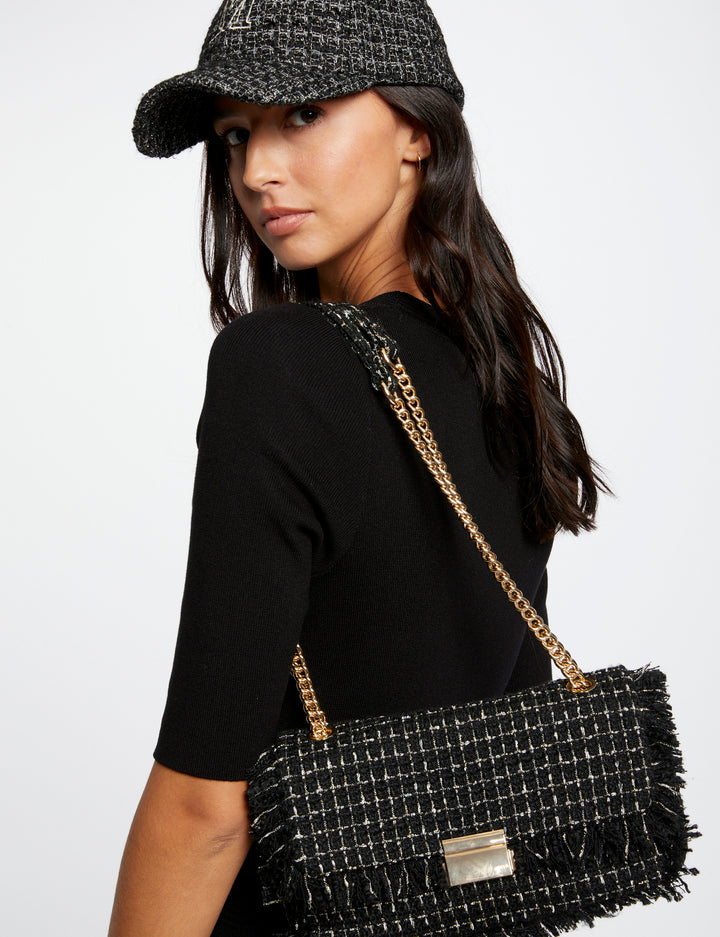 Sac pochette avec franges