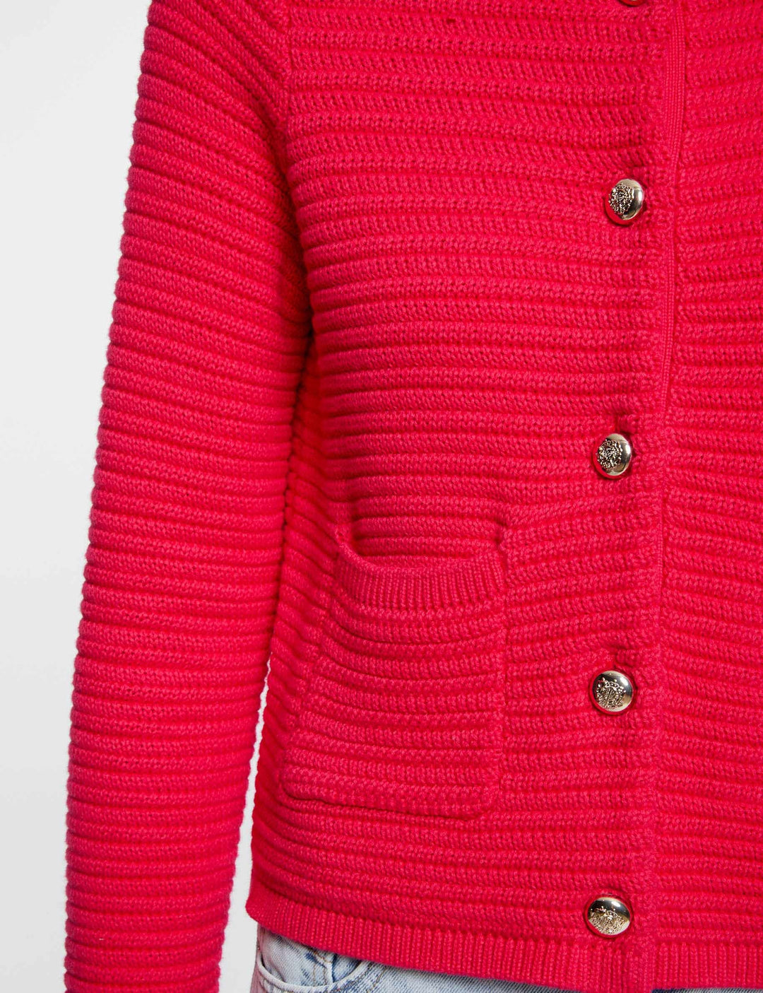 Gilet manches longues boutonné