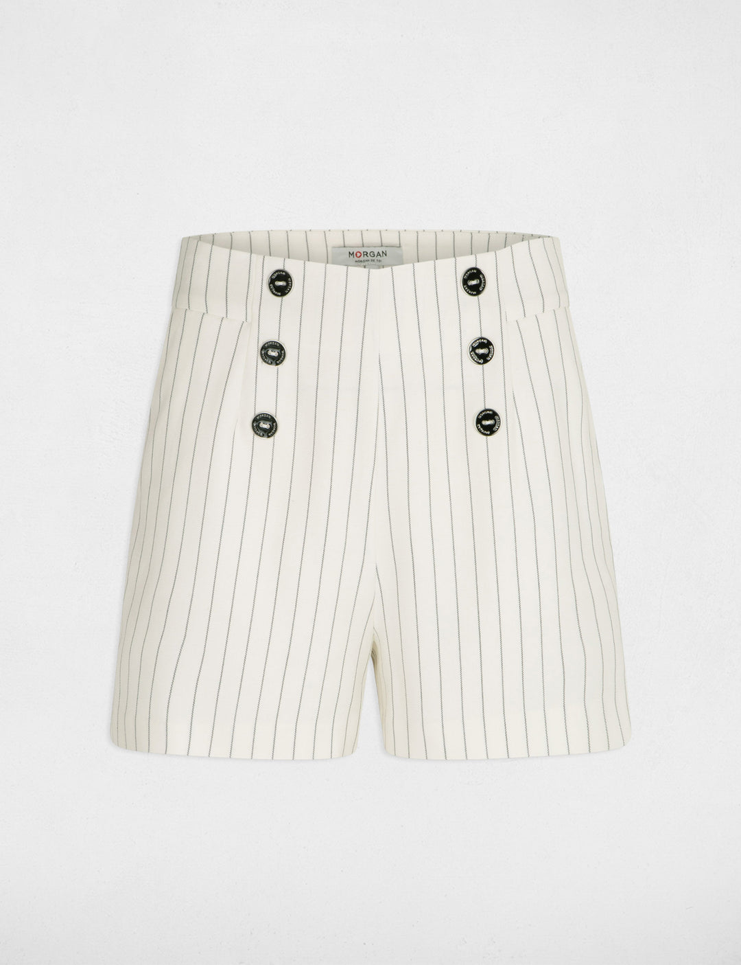 Short ajusté à  rayures