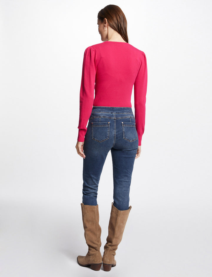 Jeans slim à  pont
