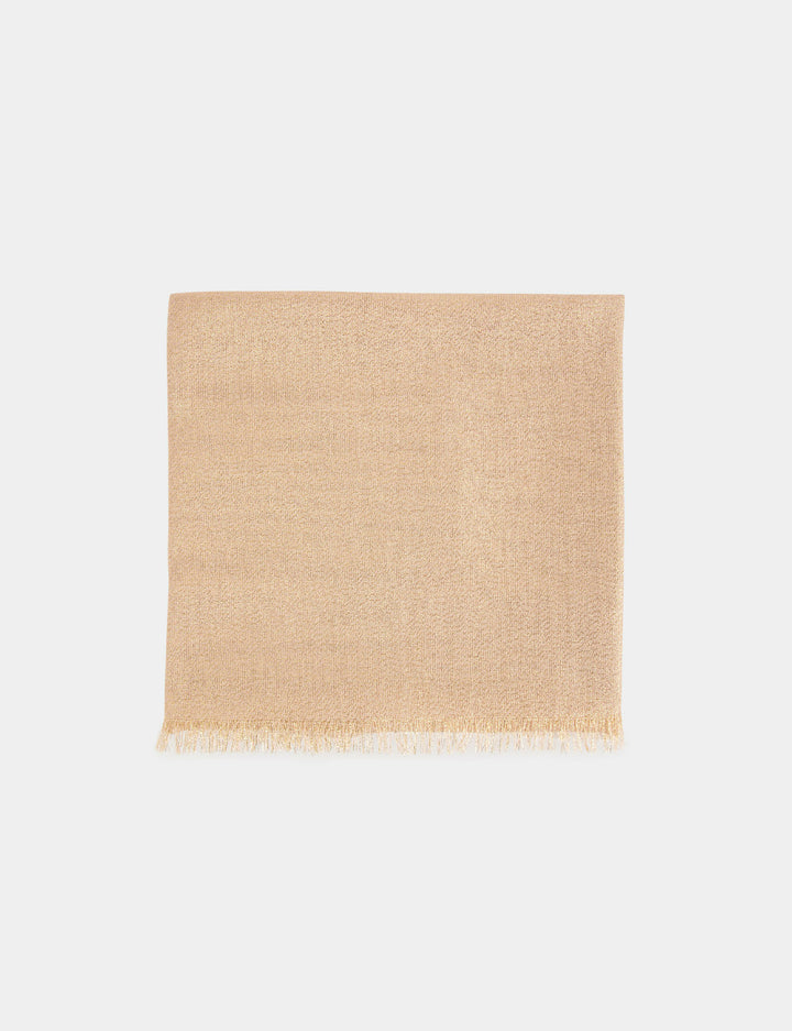 Foulard avec fils métallisés