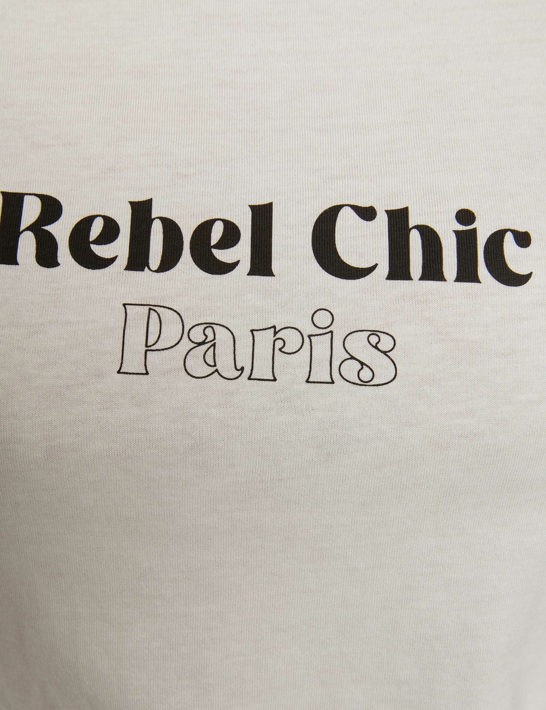 T-shirt inscription et strass