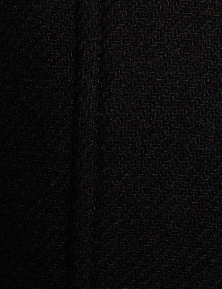 Manteau droit zippé à  capuche