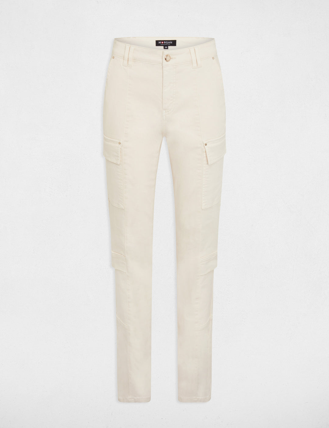 Pantalon cargo taille haute
