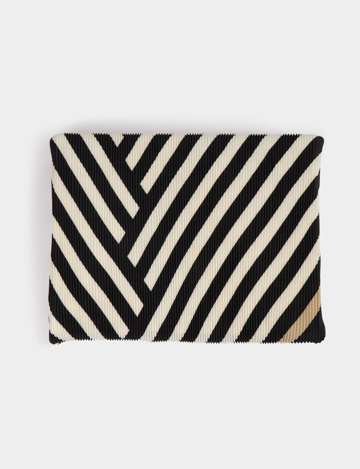Foulard plissé imprimé