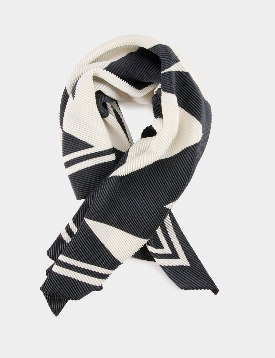 Foulard plissé