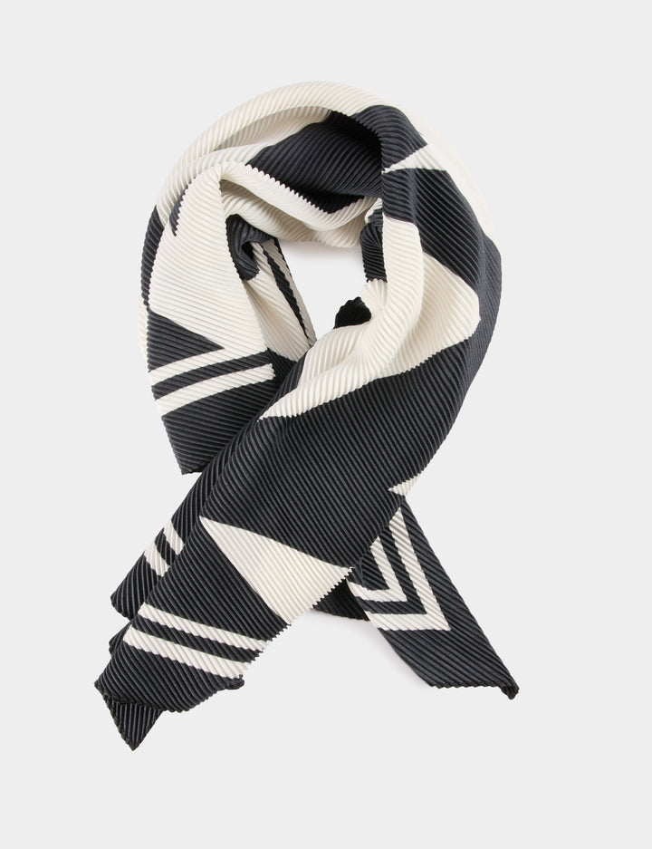 Foulard plissé