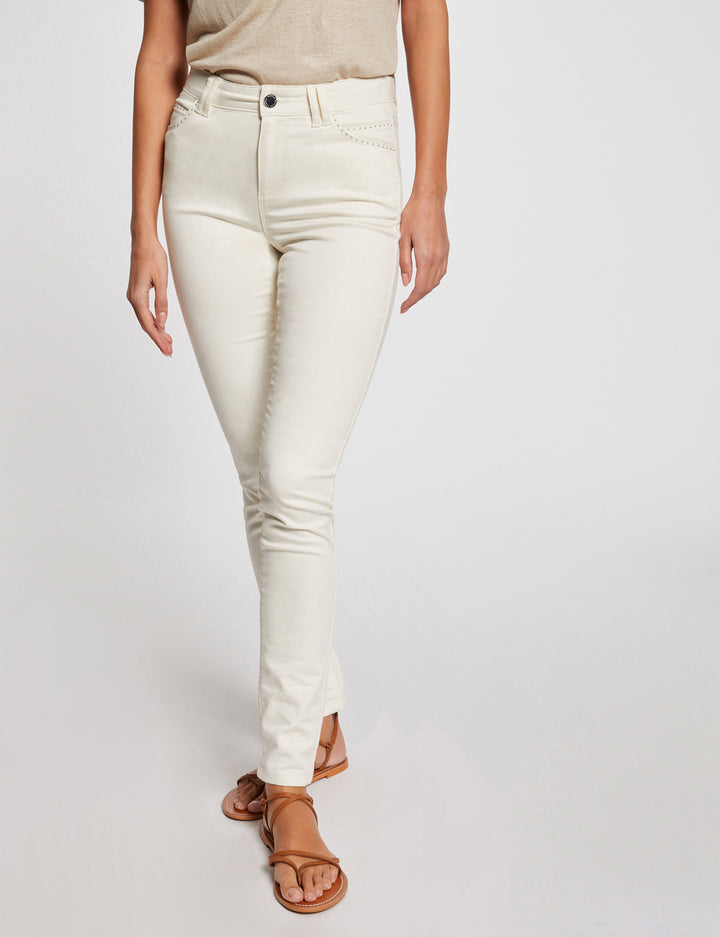 Pantalon skinny satin