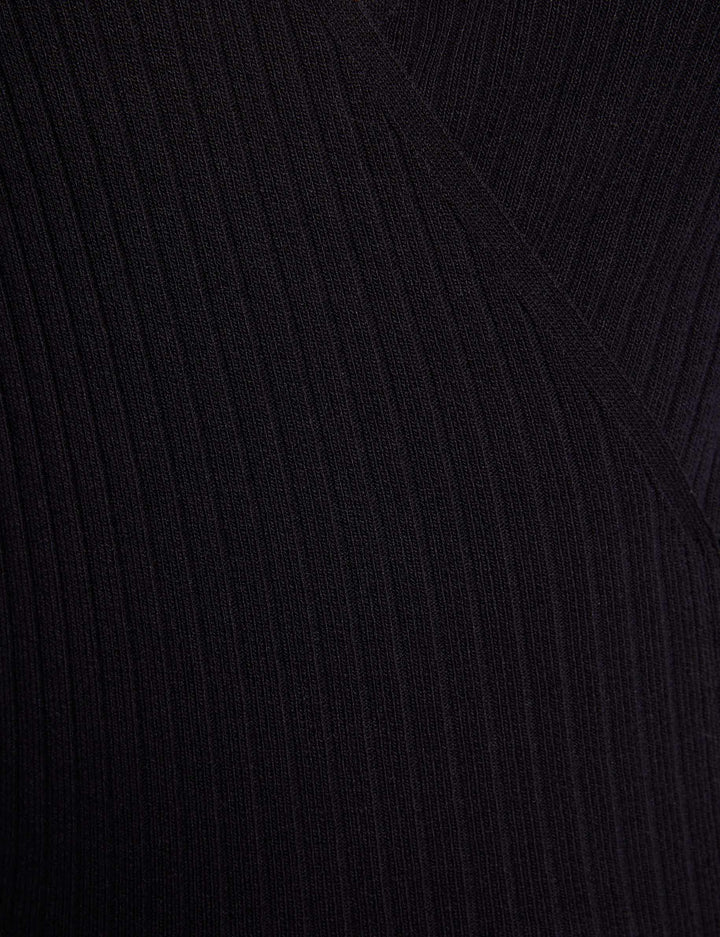 Pull manches longues col cache-coeur