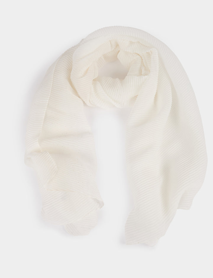 Foulard plissé à  strass