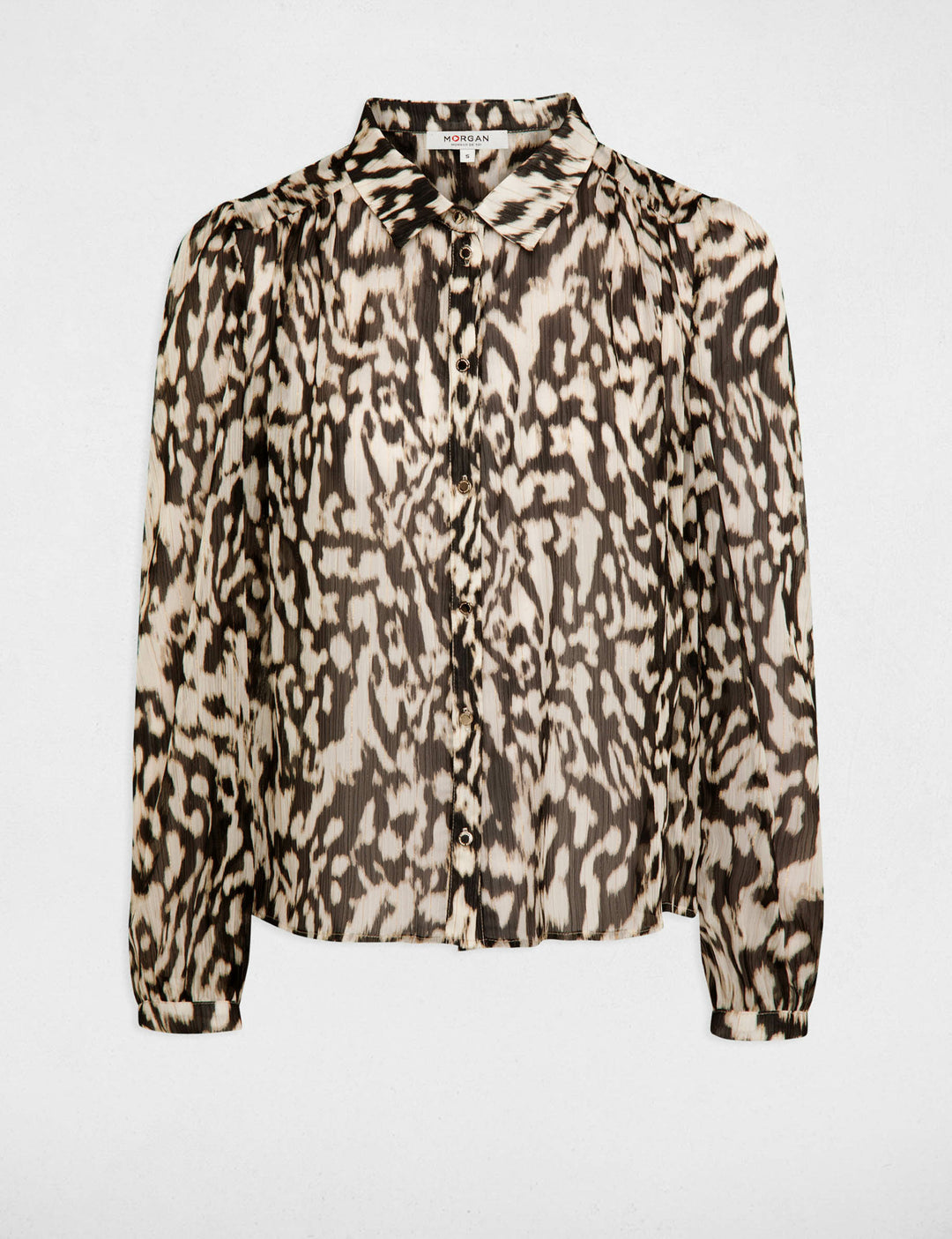 Chemise col à  revers imprimée