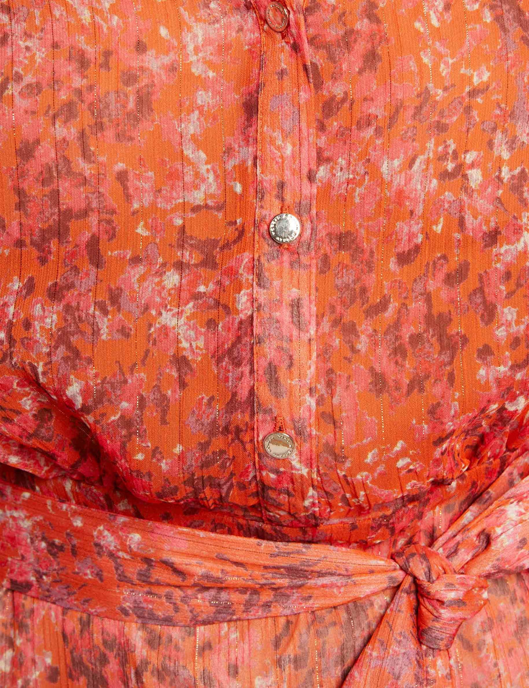 Robe courte droite imprimée